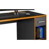 Mesa Gamer Idl xp 1000 Pro Preto/Laranja - Germai Móveis - 5