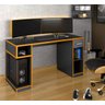 Mesa Gamer Idl xp 1000 Pro Preto/Laranja - Germai Móveis - 2