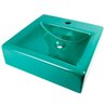 Cuba de Apoio com Pia Quadrada (Esmeralda) - 1