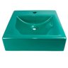 Cuba de Apoio com Pia Quadrada (Esmeralda) - 2