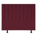 Ver imagem 2 de Cabeceira Estofada Cama Casal Queen Size 160 Cm Taís Suede:bordô