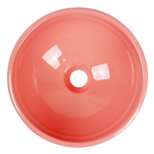 Cuba de Apoio Redonda 28 cm (Rosa) - 3