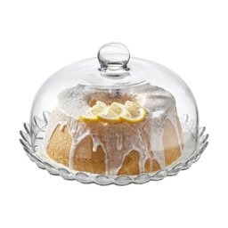 Boleira Porta Doces Vidro com Tampa Pétalas de Jasmin - 2