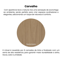Ver mais imagens de Estante Artely Trama Carvalho