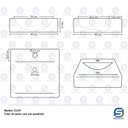 Ver imagem 2 de Cuba de Apoio com Pia Quadrada (Amarela)