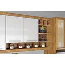 Ver mais imagens de Cozinha Modulada Nesher Burguesa Premium 6 Peças (3aéreos+2balcões+1paneleiro) C6p57 Freijo/off