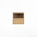 Ver imagem 1 de Mesa de Cabeceira Har Suspensa 1 Gaveta 1 Nicho 33 Cm X 36 Cm Tauari