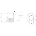 Ver imagem 2 de Soquete de Impacto Ponta Hexagonal 29mm Encaixe 1" Tramontina PRO