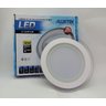 Luminária Plafon LED 12W de Vidro Embutir Branco Frio Redonda / Quadrada - Luxtek - Redonda - 2