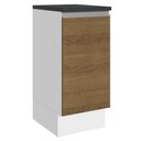 Ver imagem 1 de Balcão Armário de Cozinha 100% MDF 35 cm 1 Porta Branco Rustic Acordes Madesa