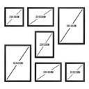 Ver imagem 3 de Kit Quadros Decorativos Verde Floresta Moldura Branca 90x90cm - Prolab Gift