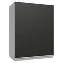 Ver imagem 1 de Armário Aéreo 50cm 1 Porta Branco/preto Glamy Madesa