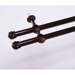 Varão Duplo para Cortina de 2 Metros Espessura 19mm - Ouro Velho - 1