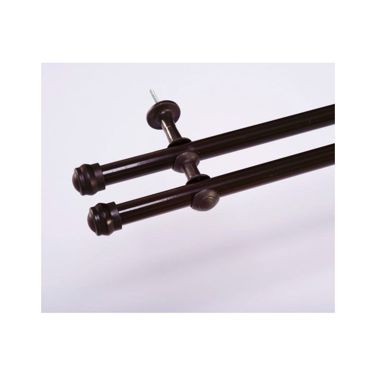 Varão Duplo para Cortina de 2 Metros Espessura 19mm - Ouro Velho