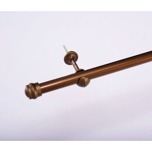 Varão Simples para Cortina de 4 Metros Espessura 19mm - Ouro Velho
