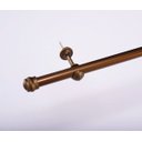 Ver imagem 1 de Varão Simples para Cortina de 4 Metros Espessura 19mm - Ouro Velho