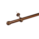 Ver imagem 2 de Varão Simples para Cortina de 4 Metros Espessura 19mm - Ouro Velho