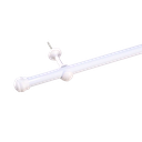 Ver imagem 2 de Varão Simples para Cortina de 4 Metros Espessura 19mm - Branco