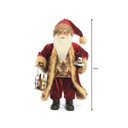 Ver imagem 2 de Papai Noel Must Somelier 41cm Decorado C/Cesta de Vinhos e Taça - Magizi