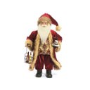 Ver imagem 1 de Papai Noel Must Somelier 41cm Decorado C/Cesta de Vinhos e Taça - Magizi