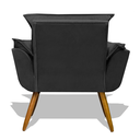 Ver imagem 3 de Poltrona Cadeira Decorativa Opala - Suede Grafite