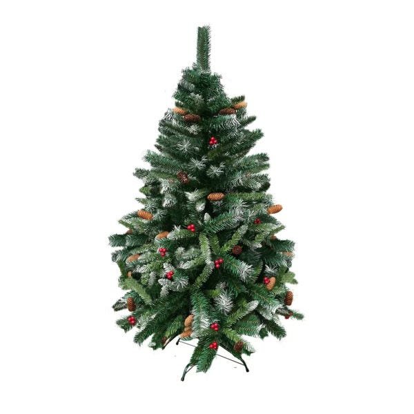 Àrvore de Natal Decorada Alpina Nevada 150cm 330 Galhos - Magizi - 1