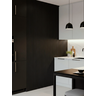 Painel Ripado Wpc Preto 96x25cm 10mm - Revestimento Decorativo Parede Sala Quarto - 6