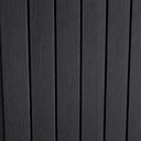 Ver imagem 4 de Painel Ripado Wpc Preto 96x25cm 10mm - Revestimento Decorativo Parede Sala Quarto