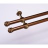 Varão Duplo para Cortina de 3 Metros Espessura 19mm - Ouro Velho - 1
