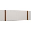 Ver imagem 1 de Painel Suspenso Cabeceira Dobrável Pietro para Cama Box Casal 140cm Boucle:bouclê Bege Marfim