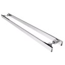 Ver imagem 3 de Puxador De Inox Para Porta Pivotante Madeira Vidro 1.80mt