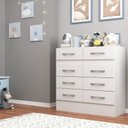 Ver imagem 1 de Cômoda Infantil Merida 8 Gavetas Cor Branca