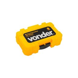 Jogo de bits/Ponteiras CRV com 32 Peças Encaixe Sextavado de 1/4" - Vonder - 4