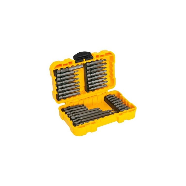 Jogo de bits/Ponteiras CRV com 32 Peças Encaixe Sextavado de 1/4" - Vonder