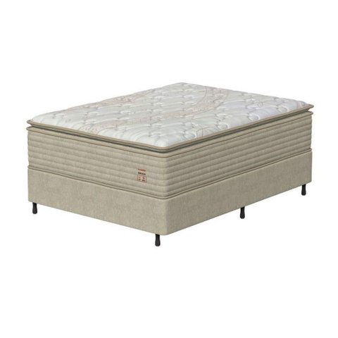 Conjunto Box Casal Mola Prodormir Hercules New Bege