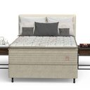 Ver imagem 3 de Conjunto Box Casal Mola Prodormir Hercules New Bege