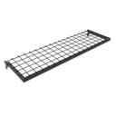 Ver imagem 1 de Prateleira para cremalheira modelo em tela 90X25 cm Comac - Preto
