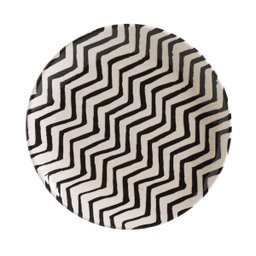 CONJUNTO PRATO DE SOBREMESA COUP CHEVRON 6PCS PORTO BRASIL - 1