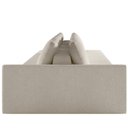 Ver imagem 4 de Sofá Ilha Modular para Sala 392cm com Puff Dublin K01 Bouclê Bege - Lyam Decor