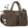 Bolsa Feminina Snoopy Tag Transversal Pingente Metalizado Impermeável Pequena Moderna Lançamento - M - 1