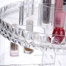 Organizador de Cosmeticos Giratorio Suporte Perfumes Maquiagem Redondo Ajustavel Armazenagem 3 - 5