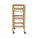 Ver imagem 1 de Fruteira Tramontina Utilínea Em Madeira Teca Com 3 Cestos