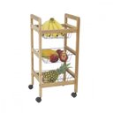 Ver imagem 5 de Fruteira Tramontina Utilínea Em Madeira Teca Com 3 Cestos