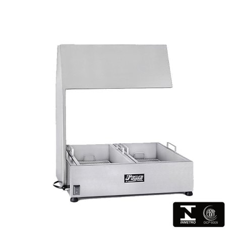 Conservador de Batatas de 2 Cubas 1/2 23x36x10 Cm Cb2c Fire