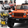 Carro Eletrico Bandeirante Jeep Wrangler Laranja 12v Controle - 4
