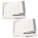 Ver imagem 1 de Trava de Segurança Porta Janela Deslizante de Correr Kit 2 Unidades Criança Bebe Pet Bloqueio Armari