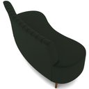 Ver imagem 7 de Sofá Chaise Living 2 Lugares 135cm para Sala Cayman K01 Veludo Verde - Lyam Decor