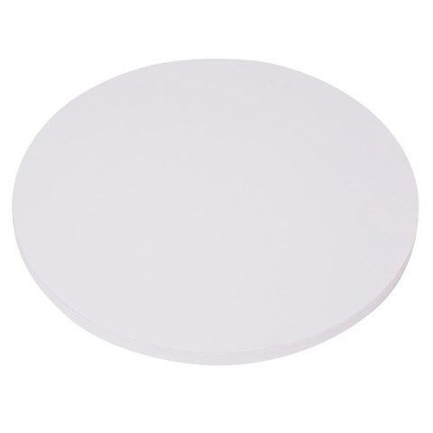 Tampo Redondo 80 cm (Largura) P25 Pandin MDP 2,50 cm (Altura) Cor Branco