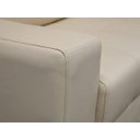 Ver mais imagens de Sofá de Couro Canto Marrocos 3 Lugares com Chaise Direita - Manteiga