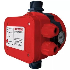 Pressostato Ps1100m Komeco C/ Manômetro Água Quente e Fria 110v/220v